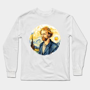 Van Gogh Portrait Long Sleeve T-Shirt